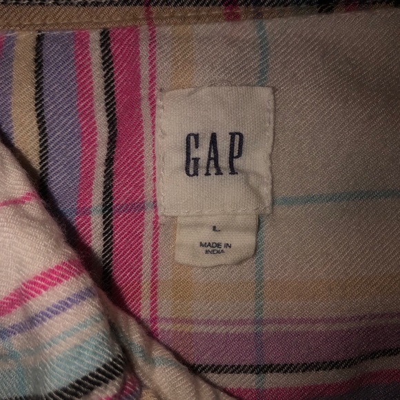 GAP Soft Flannel, Plaid - Picture 3 of 3